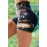 Black Galaxy Print Booty Yoga Shorts